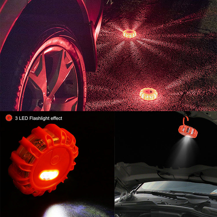 Strong magnetic safety barrier light