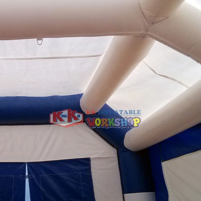 Water resistant large inflatable medical tent emergency rescue station