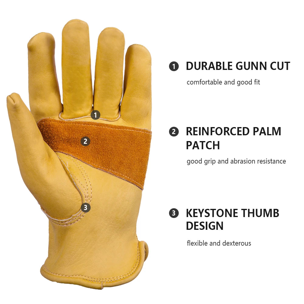 Leather Work Gloves