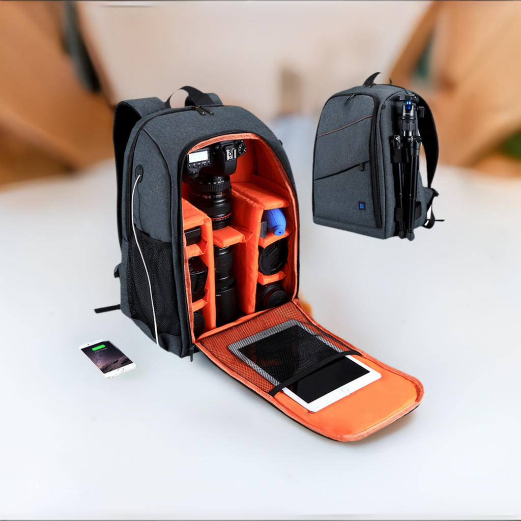 Camera backpack waterproof camera bag