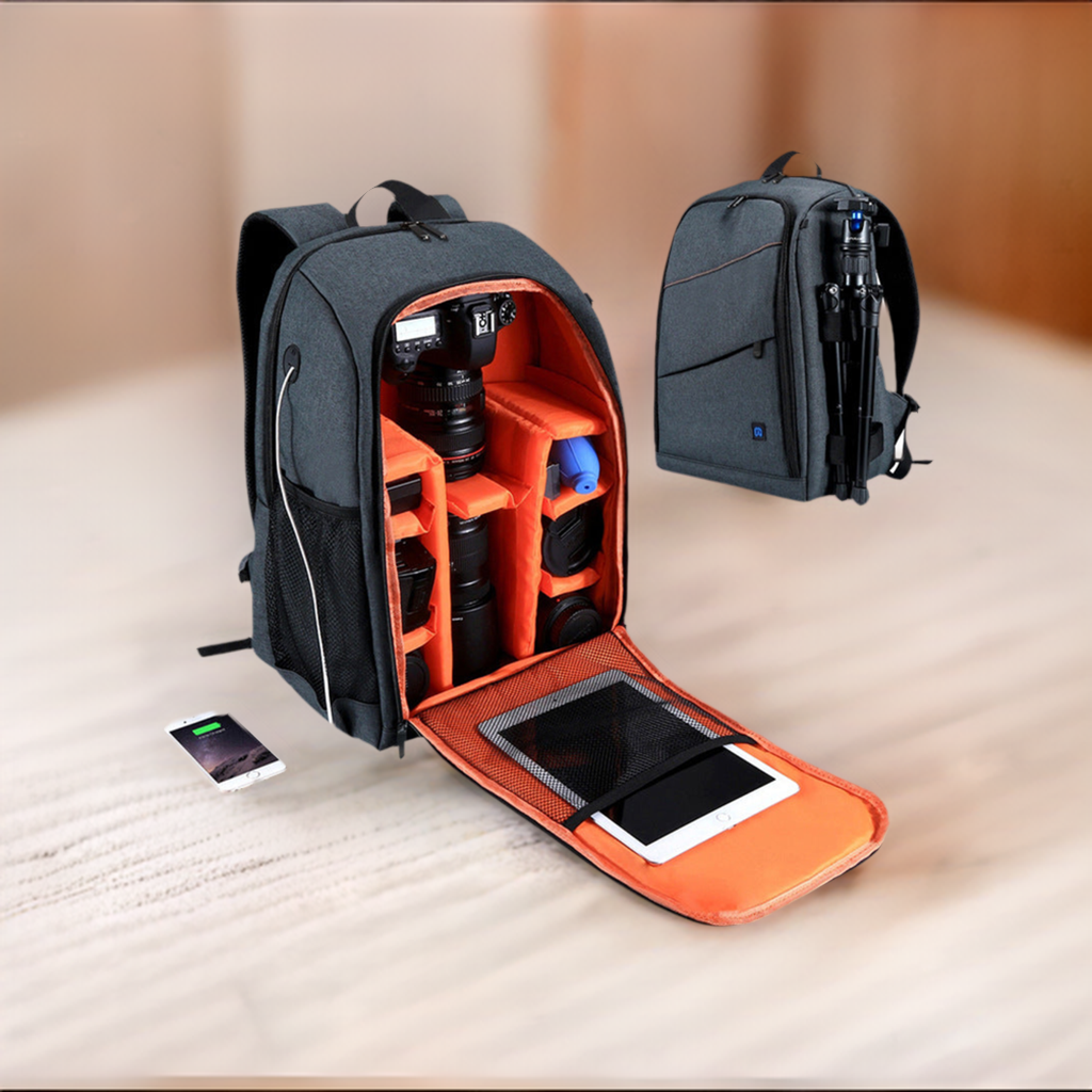 Camera backpack waterproof camera bag