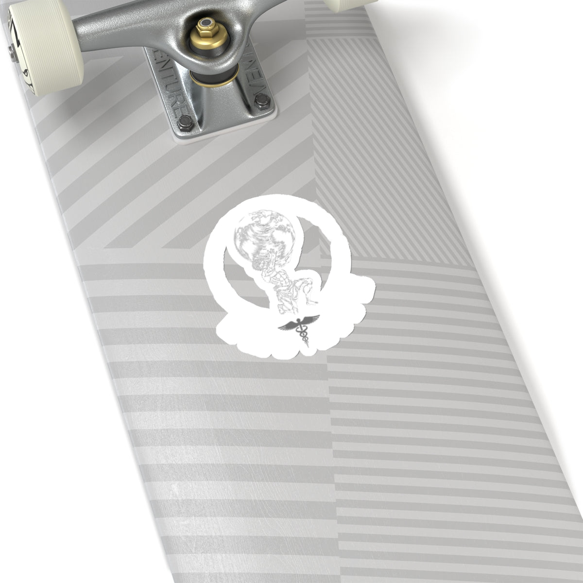 EMS Life Atlas Icon White Kiss-Cut Stickers