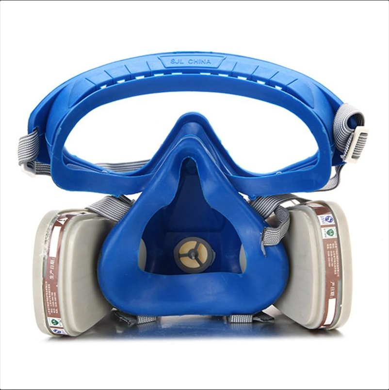 Outdoor Dual Respirator Mask With Goggles