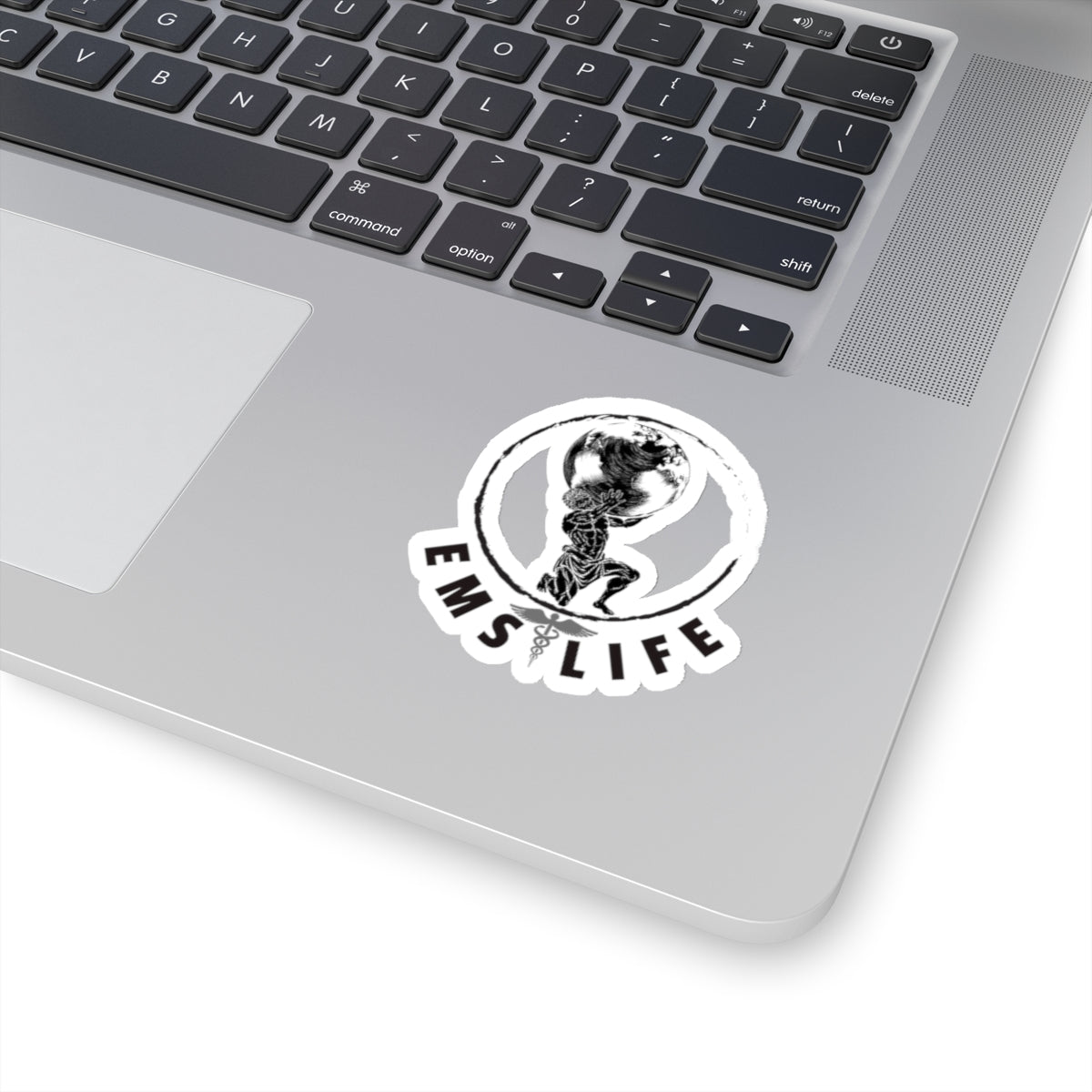 EMS Life Atlas Icon Black - Kiss-Cut Stickers