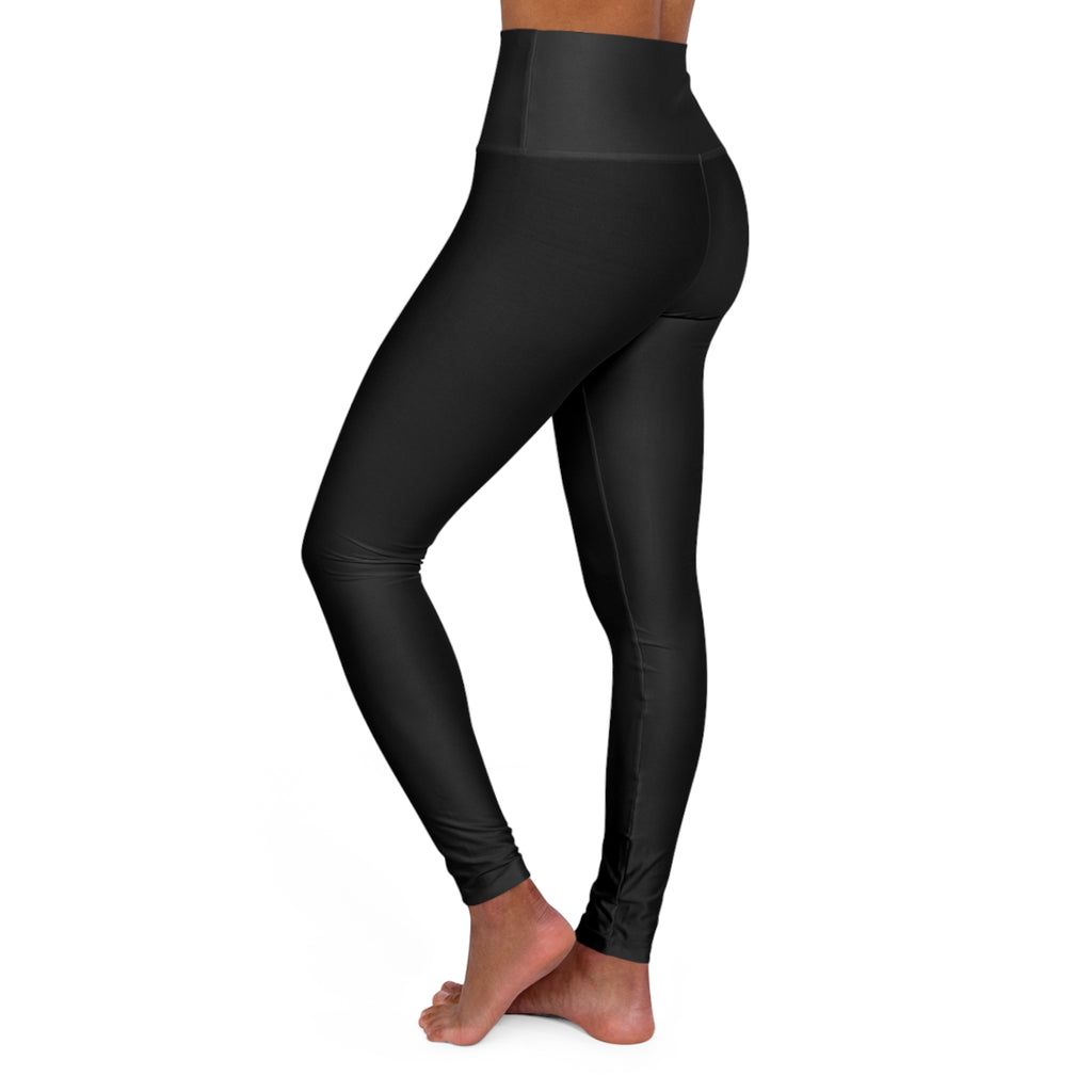 Solo Logo - High Waisted Yoga Leggings (AOP)