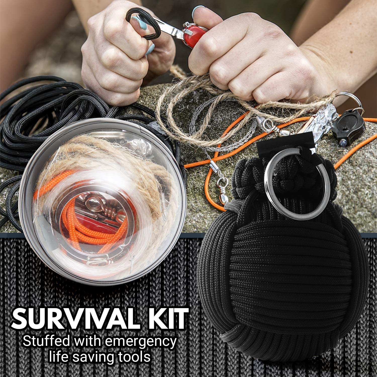 Outdoor Survival Grenade Kit