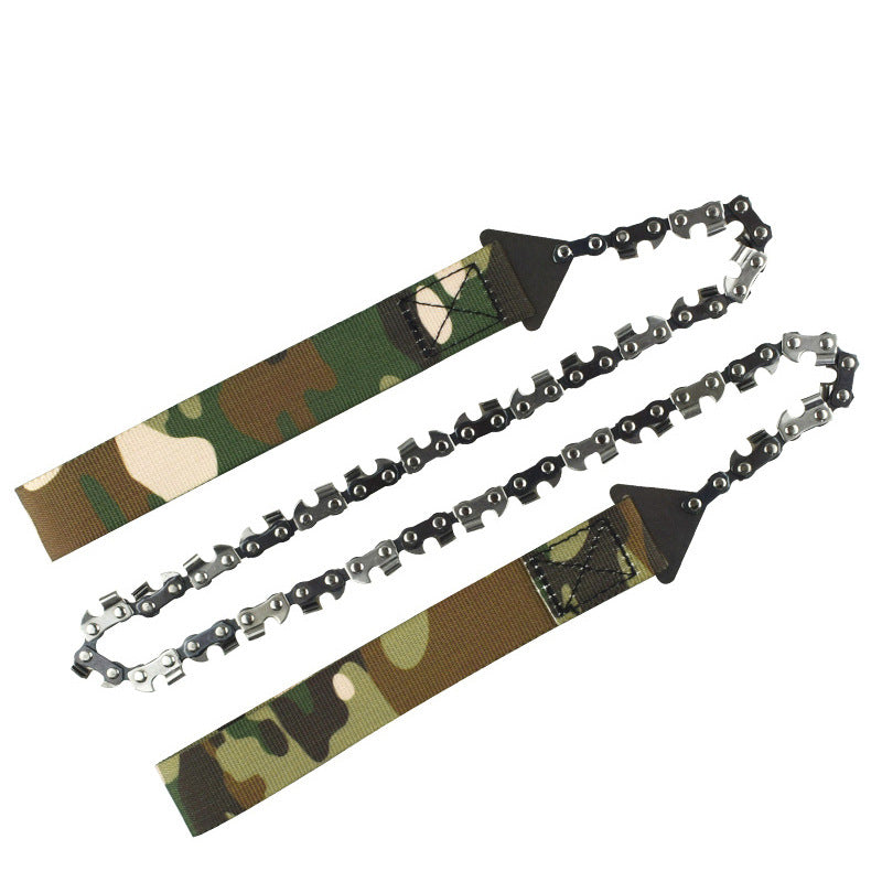 Camouflage Pull Strap Hand Chain Saw Outdoor