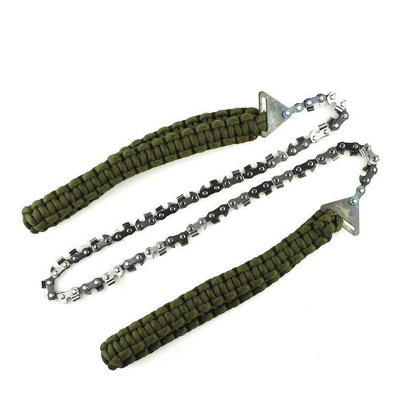 Camouflage Pull Strap Hand Chain Saw Outdoor