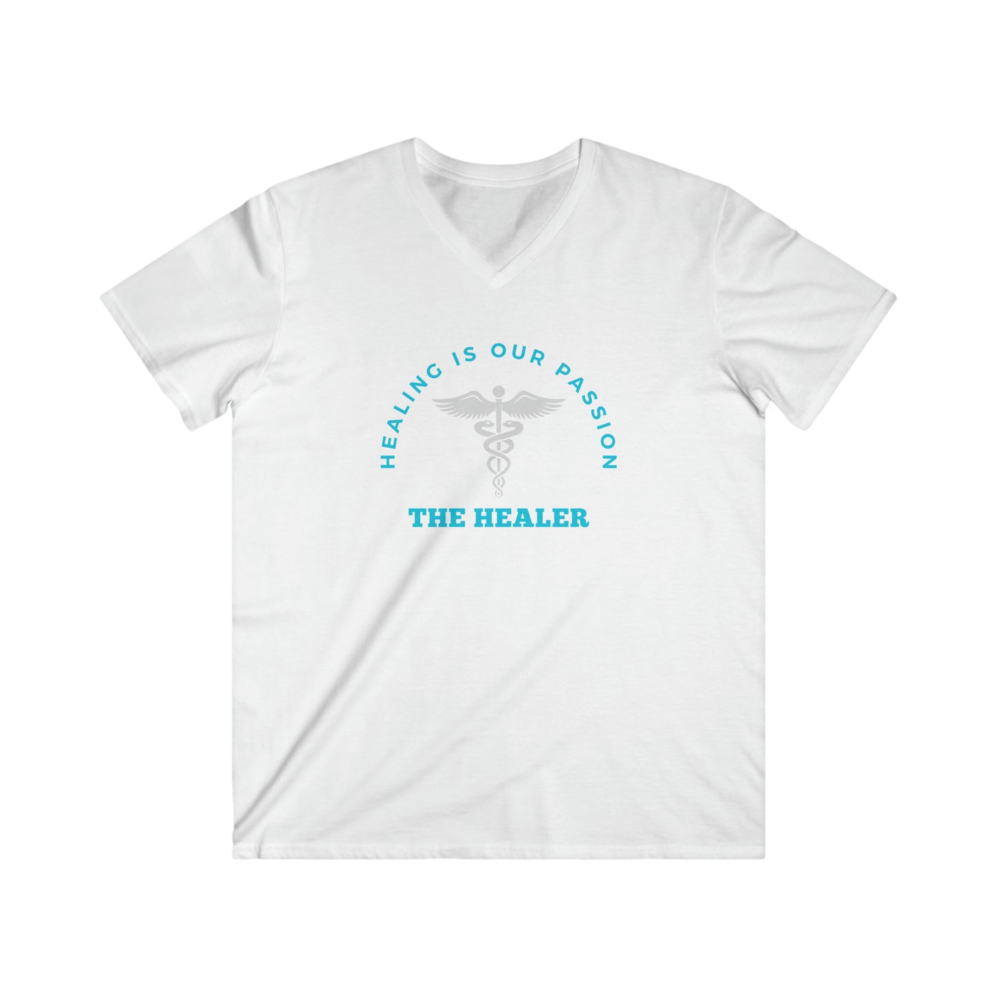 The Healer Men's Fitted V-Neck Short Sleeve Tee