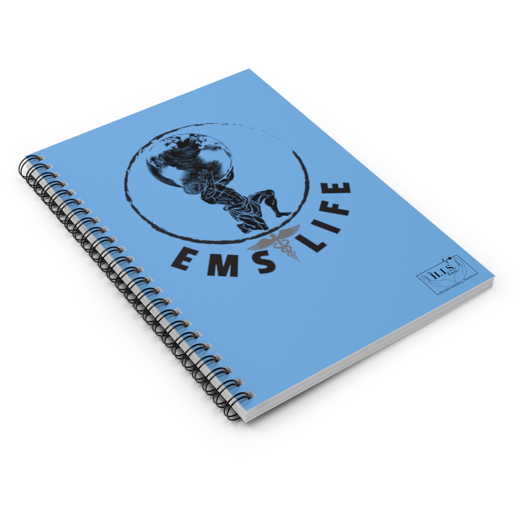 EMS Life Atlas Icon Spiral Notebook - Ruled Line