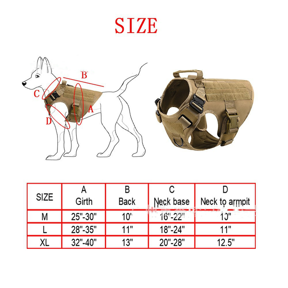 Tactical Pet Portable Vest