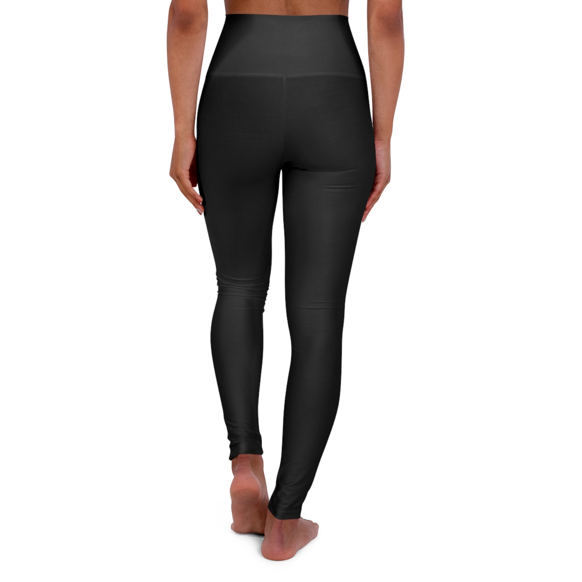 Solo Logo - High Waisted Yoga Leggings (AOP)