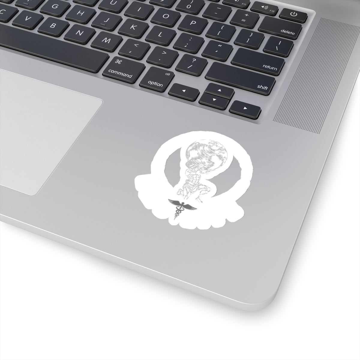 EMS Life Atlas Icon White Kiss-Cut Stickers