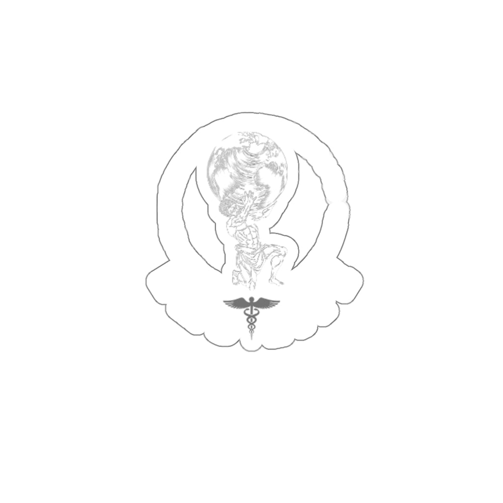 EMS Life Atlas Icon White Kiss-Cut Stickers