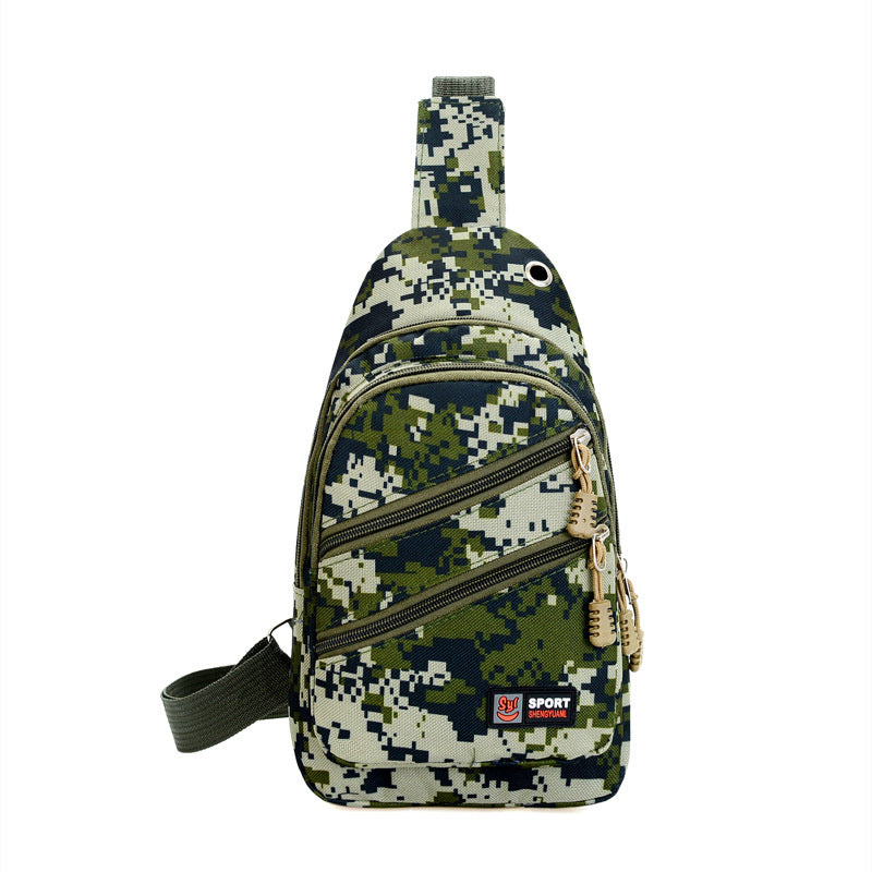 Camouflage Crossbody Messenger Bag