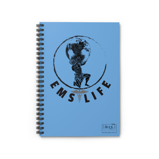 EMS Life Atlas Icon Spiral Notebook - Ruled Line