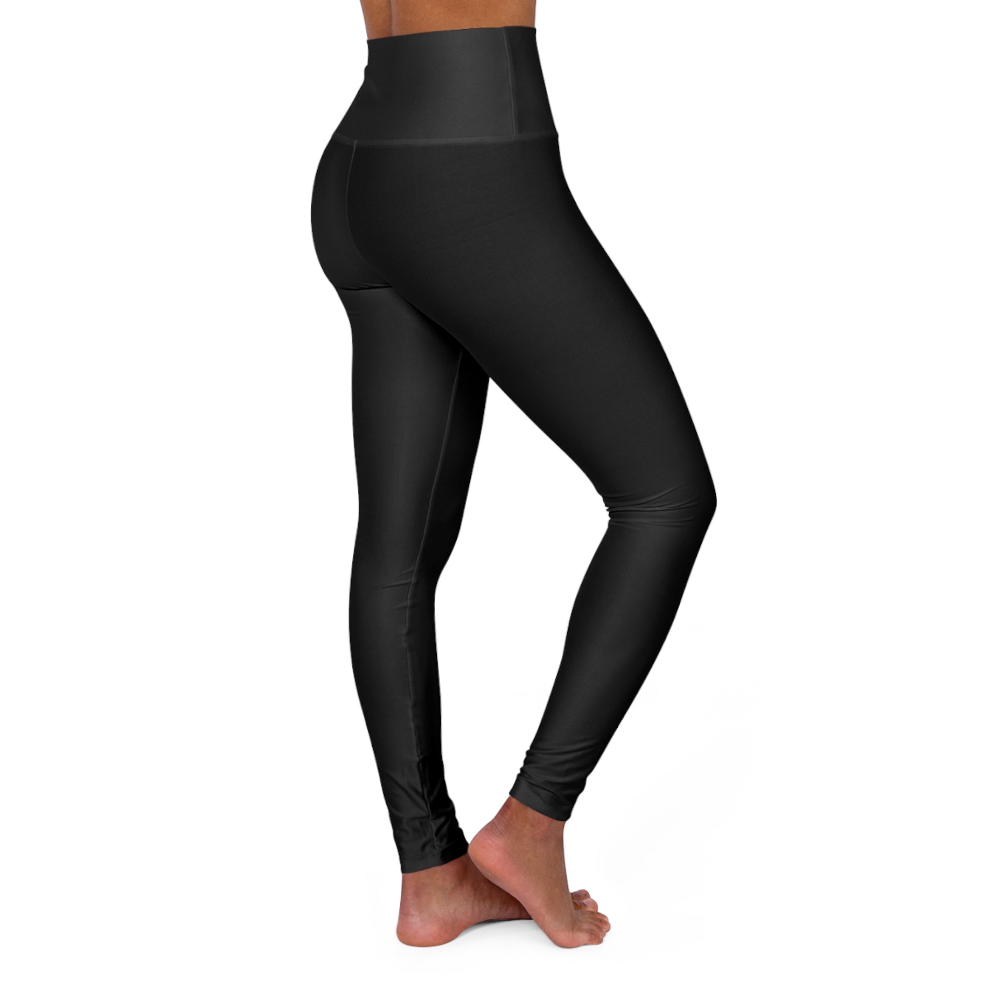 Solo Logo - High Waisted Yoga Leggings (AOP)