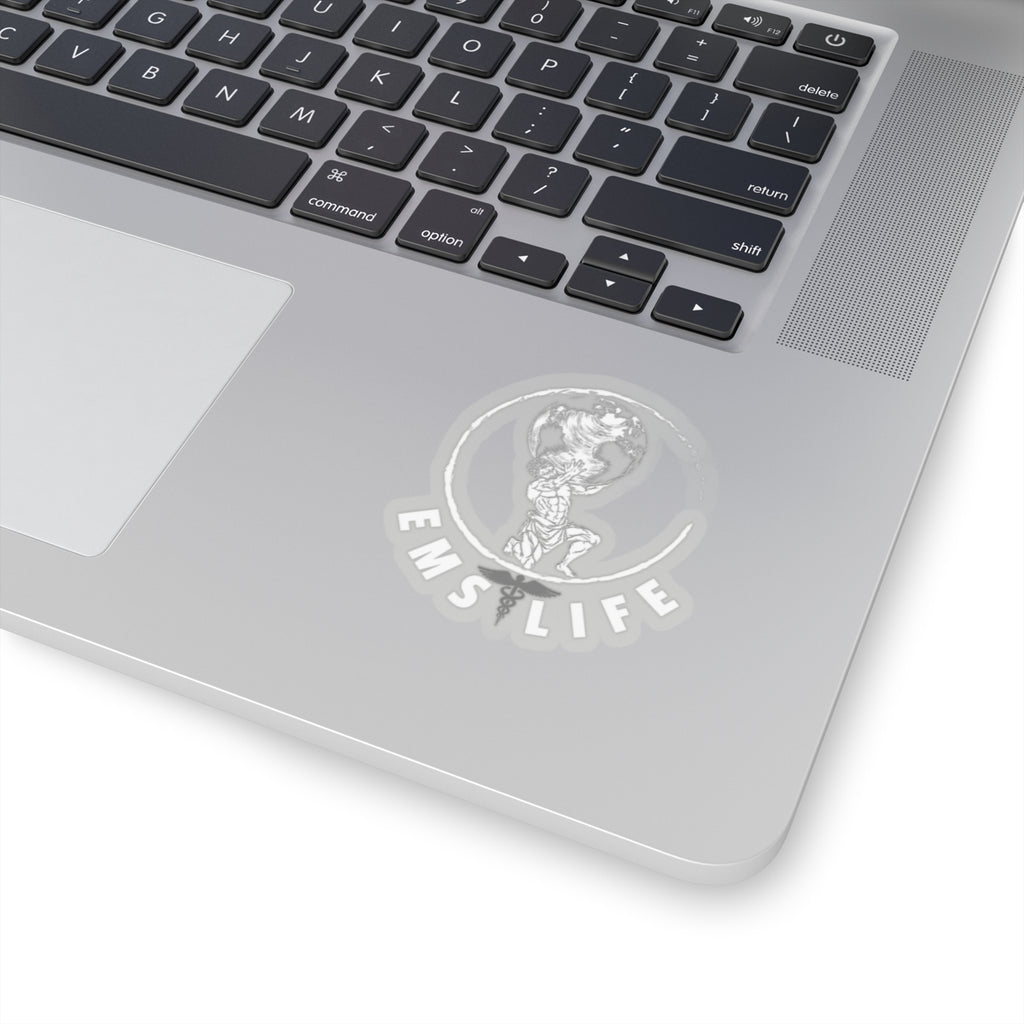 EMS Life Atlas Icon White Kiss-Cut Stickers