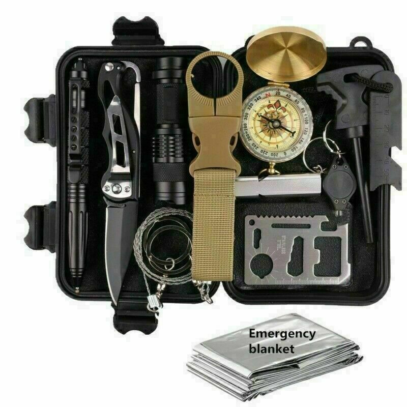 14-In-1 Outdoor Emergency Survival Kit Set