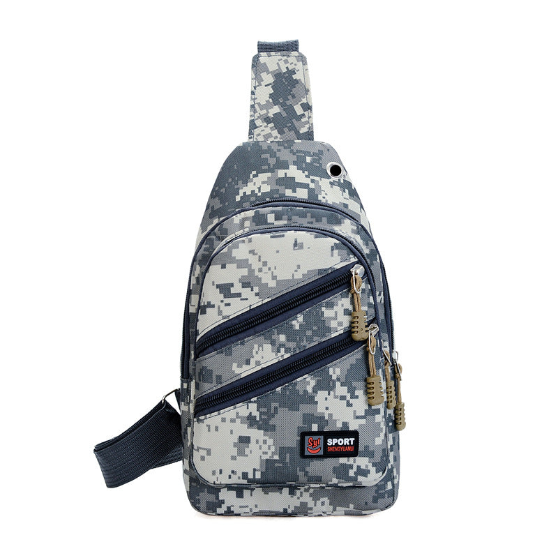 Camouflage Crossbody Messenger Bag