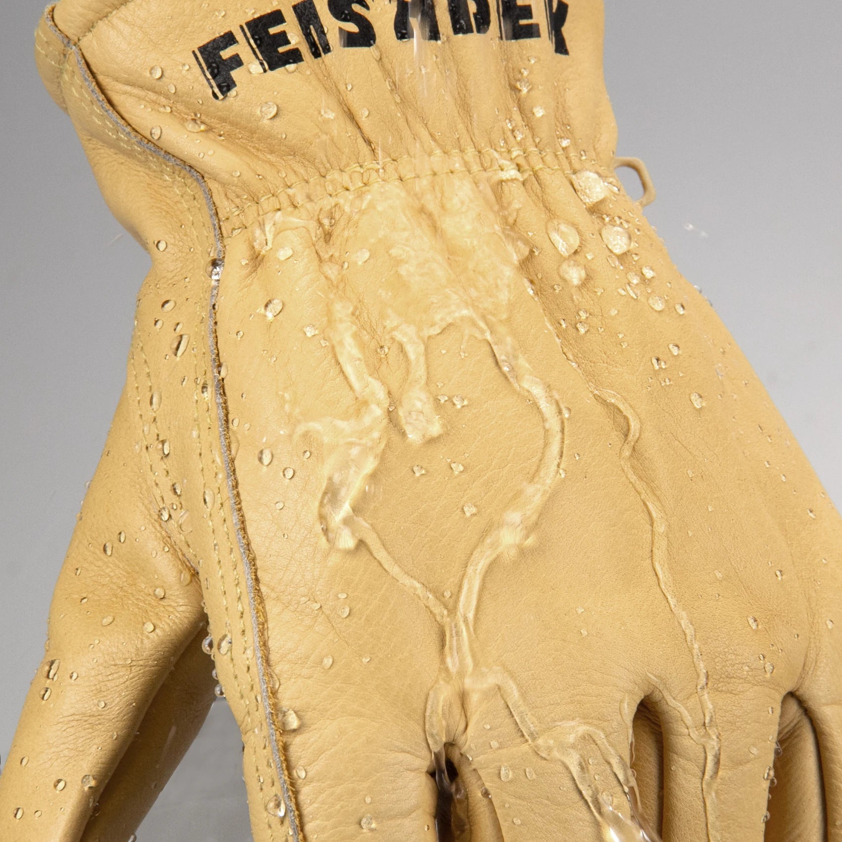 Waterproof Work Gloves for Men - Leather Work Gloves