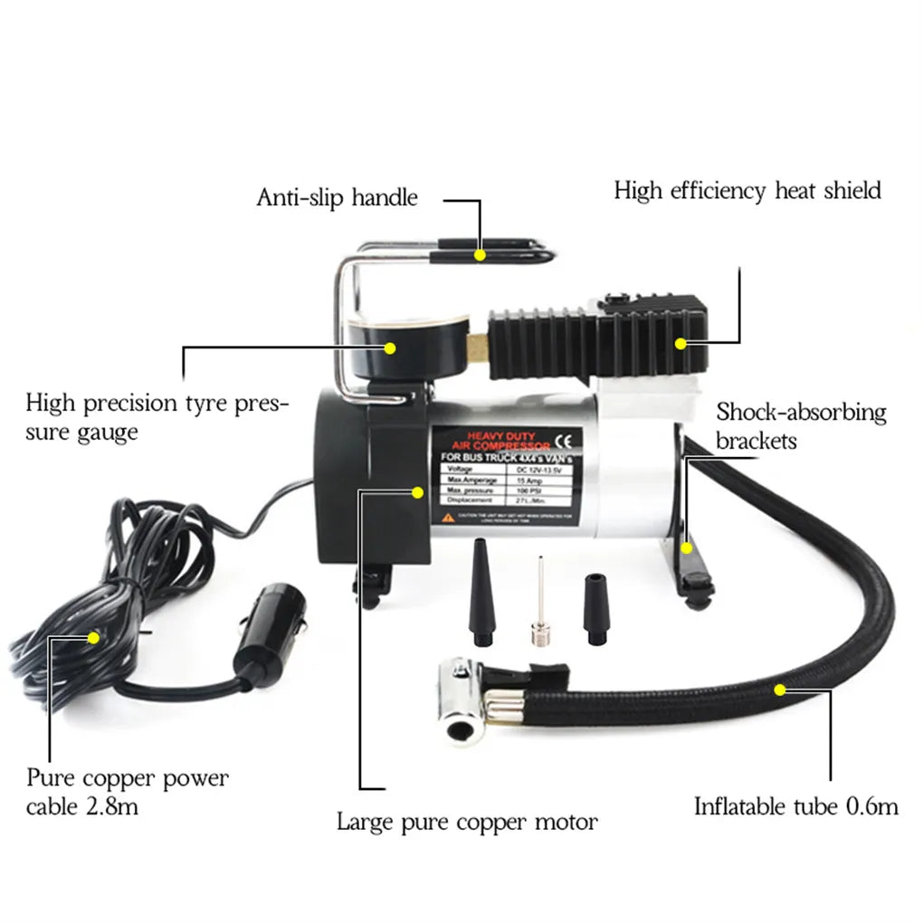 12V 220V Portable Air Compressor