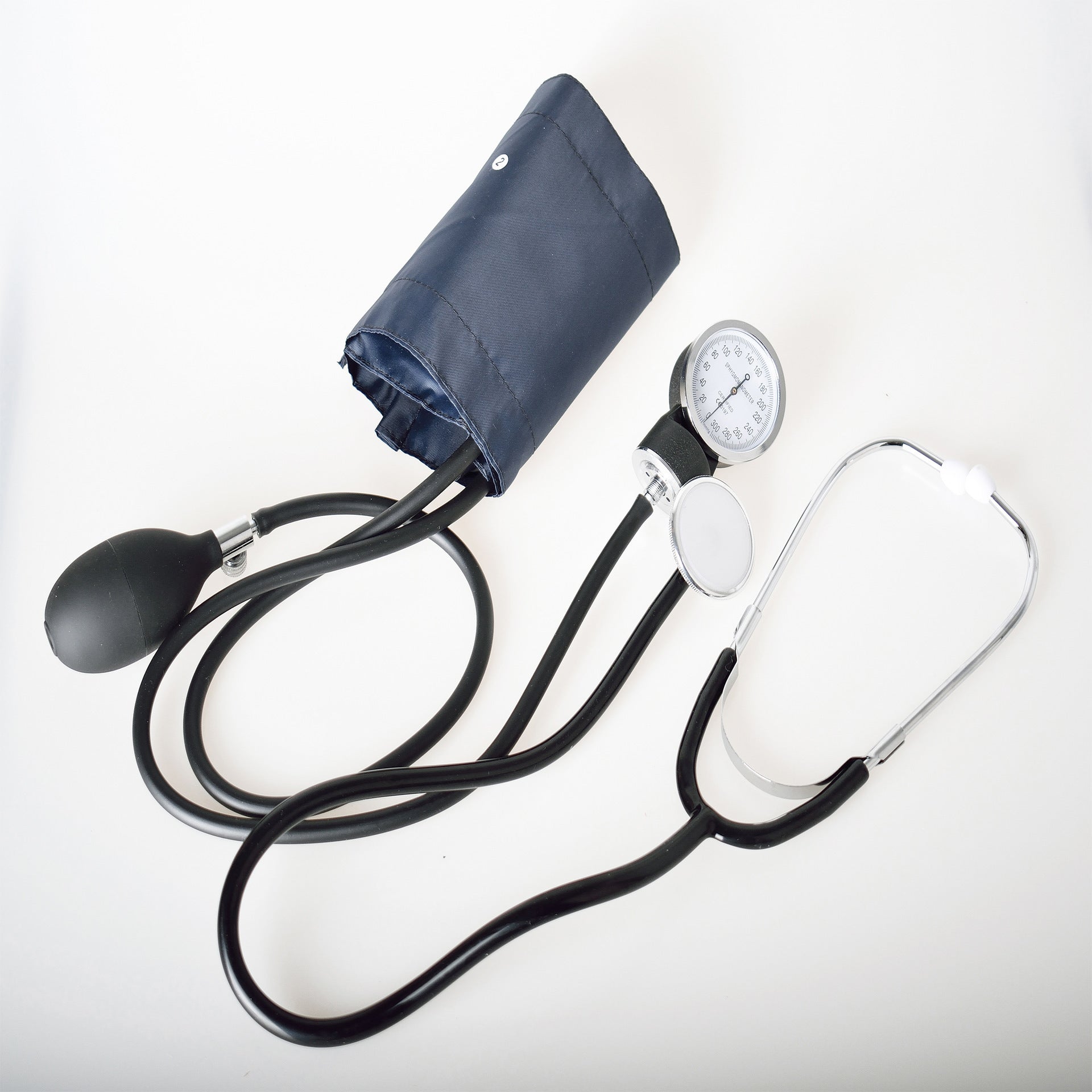 Manual Blood Pressure Cuff With Stethoscope