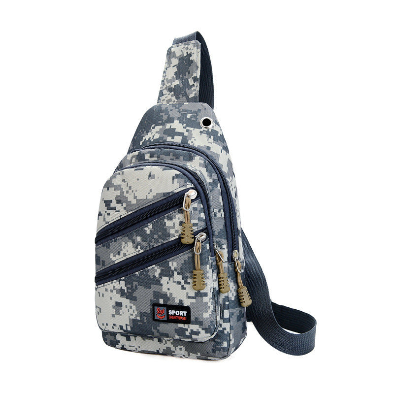 Camouflage Crossbody Messenger Bag